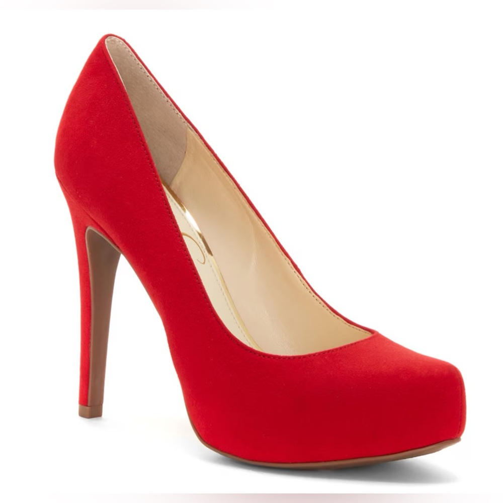 Jessica Simpson Red Classic Platform Pump